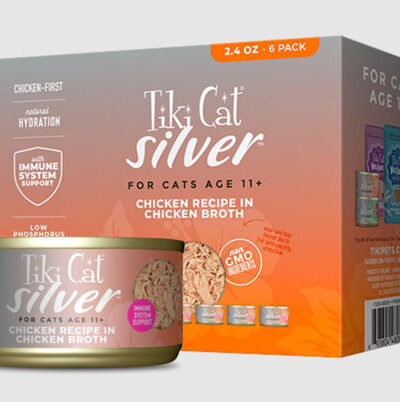 Tiki Pet Cat Silver Chicken 2.4oz. (Case of 6)