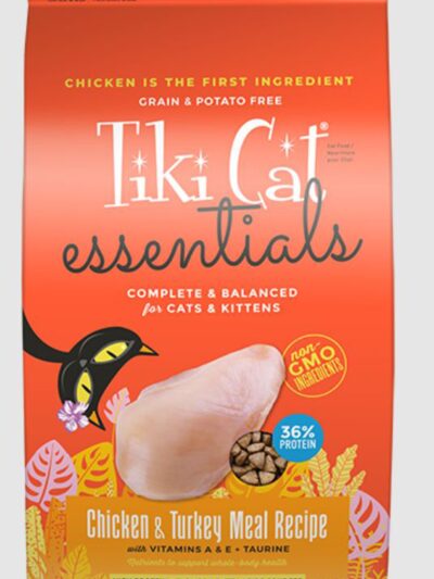 Tiki Pet Cat Essential Grain Free Chicken Turkey 6Lb