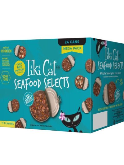Tiki Pets Cat Fish Fave's 2.8oz. Variety Pack (Case of 24)