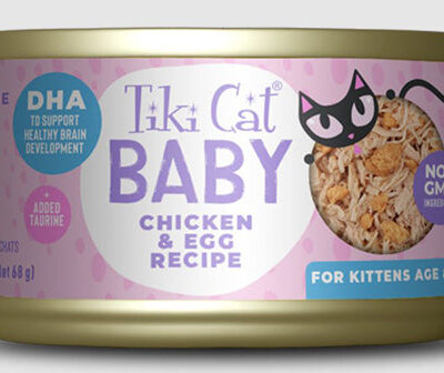 Tiki Pet Cat Kitten Chicken Egg 2.4oz. (Case of 12)