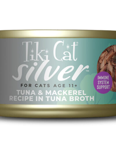 Tiki Pet Cat Silver Tuna & Mackerel 2.4oz. (Case of 12)