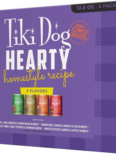 Tiki Pet Dog Hearty 12.5oz. Variety Pack (Case of 8)