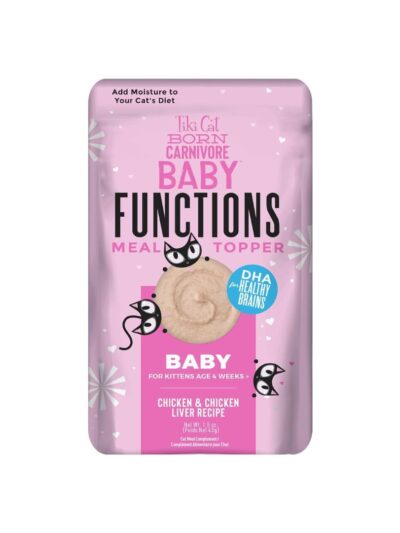 Tiki Pet Cat Born Carnivore Topper Kitten 1.5oz. (Case of 12)