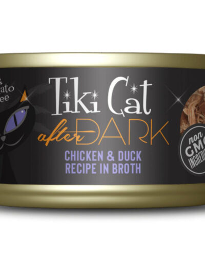 Tiki Pet Cat After Dark Pate Chicken & Duck 2.8oz. (Case of 12)