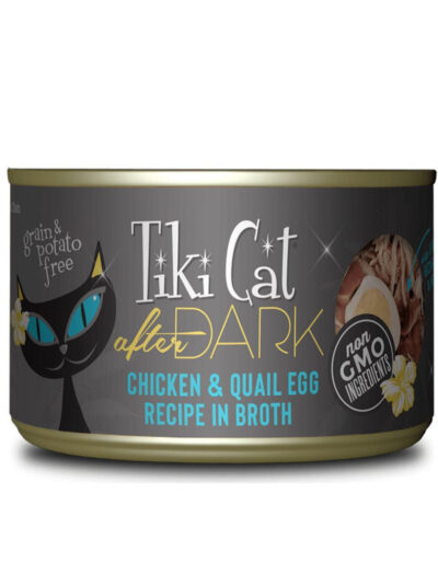 Tiki Pet Cat After Dark Pate Chicken & Quail 5.5oz. (Case of 8)