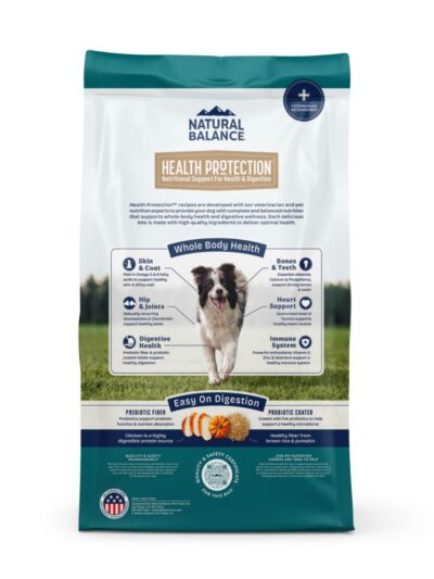 Natural Balance Pet Foods Health Protection Dry Dog Food Chicken, Rice & Pumpkin 4lb