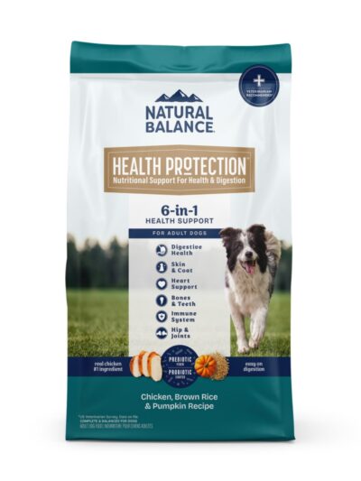 Natural Balance Pet Foods Health Protection Dry Dog Food Chicken, Rice & Pumpkin 24lb