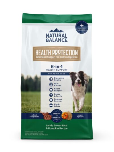 Natural Balance Pet Foods Health Protection Dry Dog Food Lamb, Rice & Pumpkin 24lb