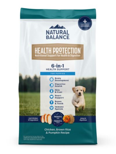 Natural Balance Pet Foods Health Protection Puppy Dry Dog Food Chicken, Rice & Pumpkin, 1ea/4 lb