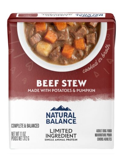 Natural Balance Pet Foods Limited Ingredient Stew Wet Dog Food Beef 11oz