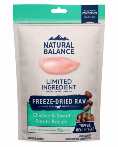 Natural Balance Pet Foods L.I.D. Freeze Dried Raw Dog Food Chicken & Sweet Potato 1ea/13 oz