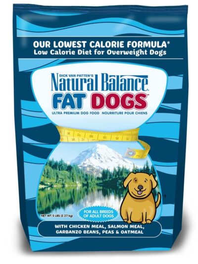 Natural Balance Pet Foods Original Ultra Fat Dogs Dry Dog Food Chicken Meal, Salmon Meal & Barley 5lb