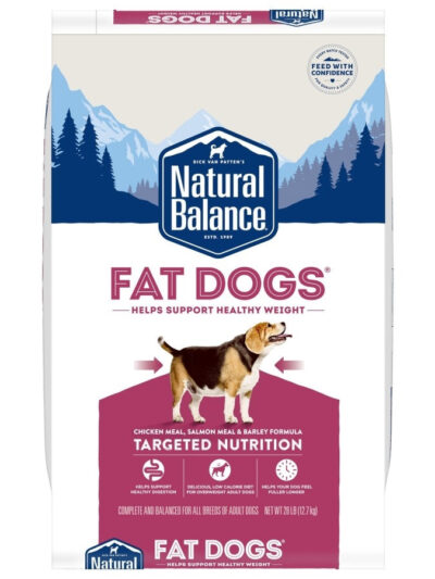 Natural Balance Pet Foods Ultra Fat Dogs Low Calorie Dry Dog Food Chicken & Salmon 1ea/28 lb