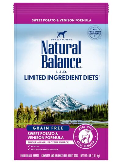 Natural Balance Pet Foods Limited Ingredient Reserve Grain Free Sweet Potato & Venison 4lb