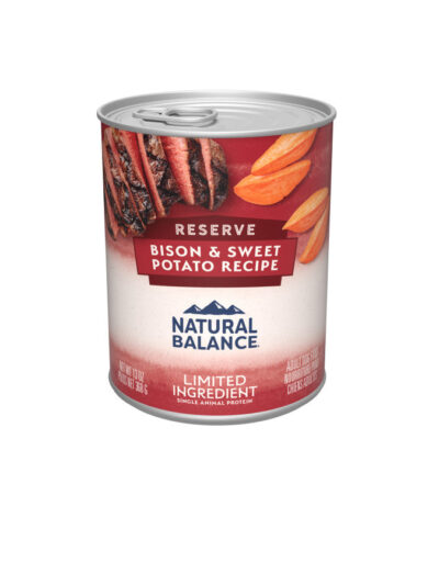 Natural Balance Pet Foods Limited Ingredient Reserve Canned Dog Food Bison & Sweet Potato 13oz