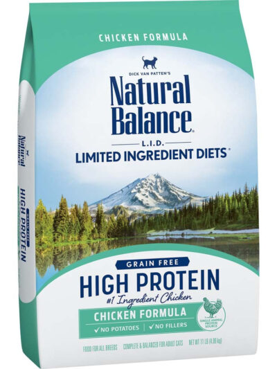 Natural Balance Pet Foods L.I.D. High Protein Dry Cat Food Chicken 11lb