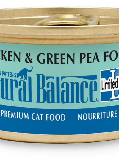 Natural Balance Pet Foods Limited Ingredient Canned Cat Food Chicken & Green Pea 5.5oz