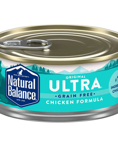 Natural Balance Pet Foods Original Ultra Grain Free Canned Cat Food Chicken 5.5oz