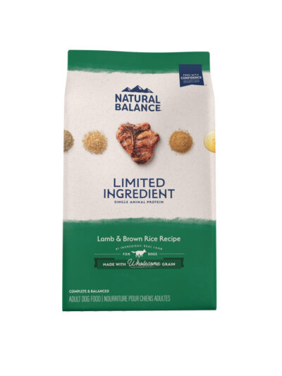 Natural Balance Pet Foods Limited Ingredient Dry Dog Food Lamb & Brown Rice 12lb