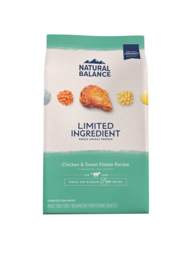 Natural Balance Pet Foods Limited Ingredient Grain Free Dry Dog Food Chicken & Sweet Potato 24lb