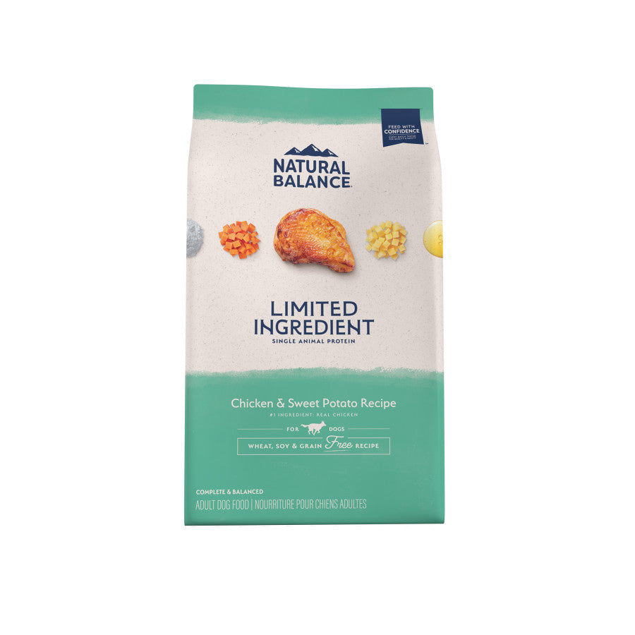 Natural Balance Pet Foods Limited Ingredient Grain Free Dry Dog Food Chicken & Sweet Potato 24lb