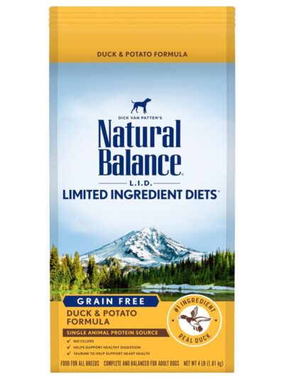 Natural Balance Pet Foods Limited Ingredient Reserve Grain Free Duck & Potato 4lb