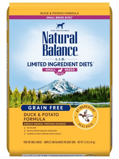 Natural Balance Pet Foods Limited Ingredient Reserve Grain Free Small Breed Dry Dog Food Duck & Potato 12lb