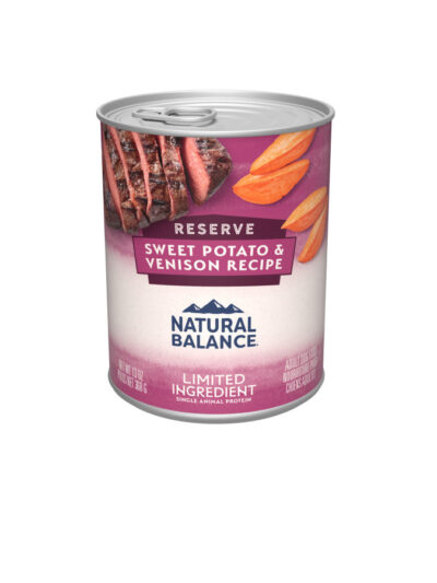 Natural Balance Pet Foods Limited Ingredient Reserve Canned Dog Food Sweet Potato & Venison 13oz