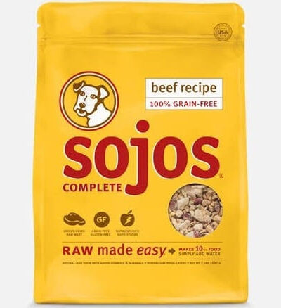 Sojos Complete Grain Free Adult Dog Food Beef Recipe, 4 oz. Trial Size