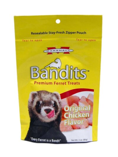 Marshall Pet Products Bandits Ferret Treat Original Chicken 1ea/3 oz