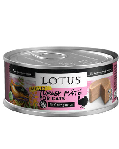 Lotus Cat Grain Free Turkey Pate 2.75oz. (Case of 24)