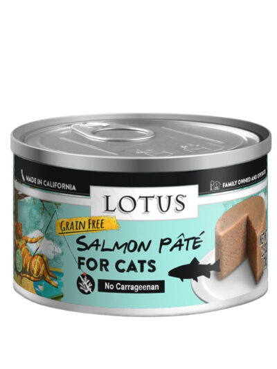 Lotus Cat Grain Free Salmon Pate 5.3oz.