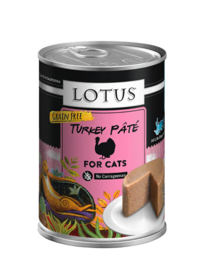 Lotus Cat Grain Free Turkey Pate 12.5oz. (Case of 12)