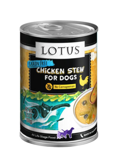 Lotus Dog Grain Free Chicken Asparagus Stew 12.5oz. (Case of 12)