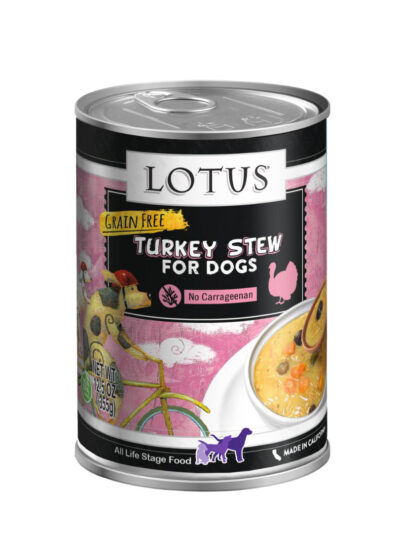 Lotus Dog Grain Free Turkey Stew 12.5oz. (Case of 12)