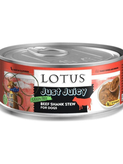 Lotus Dog Grain Free Juicy Beef Shank Stew 5.3oz.