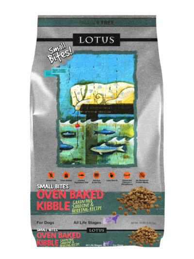 Lotus Dog Grain Free Small Bite Sardine Pollock 10Lb