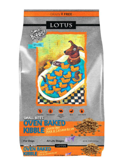 Lotus Dog Adult Small Bite Duck 10Lb