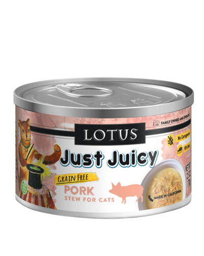 Lotus Cat Just Juicy Pork Stew 2.5oz. (Case of 24)