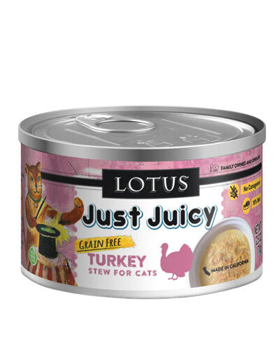 Lotus Cat Just Juicy Turkey Stew 2.5oz. (Case of 24)