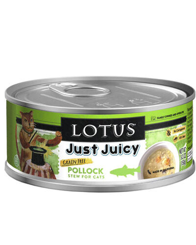 Lotus Cat Just Juicy Pollock Stew 5.3oz. (Case of 24)
