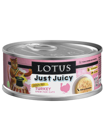 Lotus Cat Just Juicy Turkey Stew 5.3oz. (Case of 24)