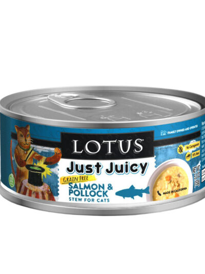 Lotus Cat Juicy Salmon Pollock 5.3oz.