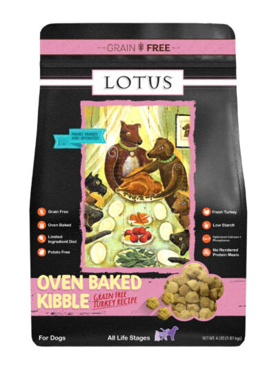 Lotus Dog Adult Grain Free Turkey 4Lb