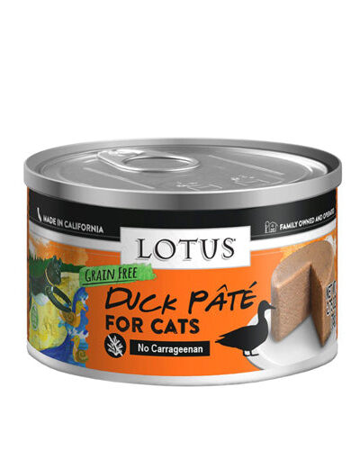 Lotus Cat Pate Grain Free Duck 2.75oz. (Case of 24)