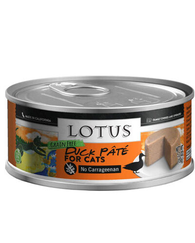 Lotus Cat Pate Grain Free Duck 5.3oz. (Case of 24)