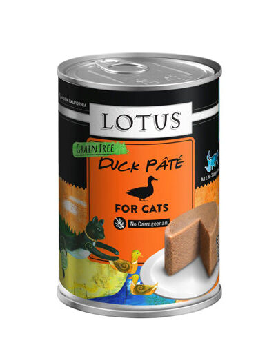 Lotus Cat Pate Grain Free Duck 12.5oz. (Case of 12)