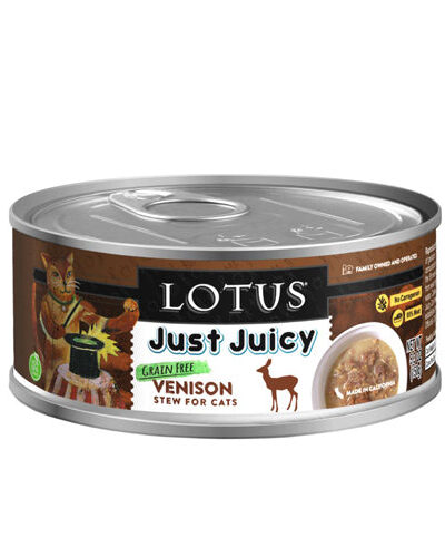 Lotus Cat Juicy Stew Venison 5.3oz. (Case of 24)