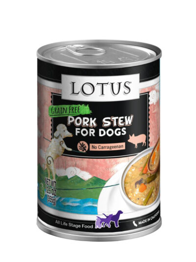Lotus Dog Stew Grain Free Pork 12.5oz. (Case of 12)