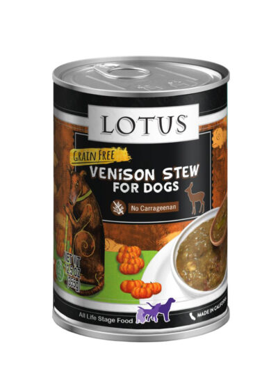 Lotus Dog Stew Grain Free Venison 12.5oz. (Case of 12)